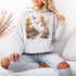 This design captures a stunning autumn forest scene, complete with vibrant golden leaves, a tranquil creek, and graceful geese soaring across the sky.